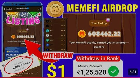 Memefi Biggest Airdrop Claim And Withdraw | Memefi Coin Price Increase ? | Memefi Airdrop Withdraw