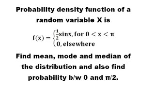 Continuous Probability Distribution-Problem