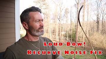 Silencing Recurve Bow Limbs-Recurve Noise Fix