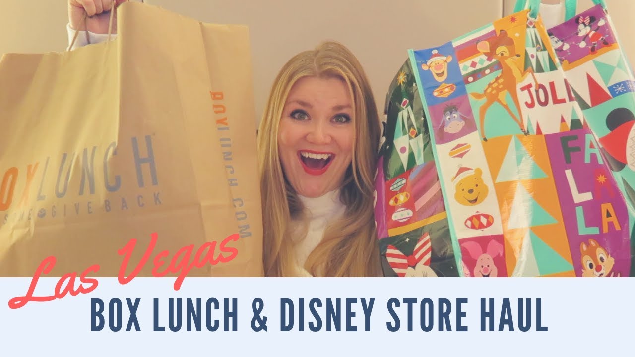 HUGE BOX LUNCH & DISNEY STORE HAUL FROM LAS VEGAS! YouTube
