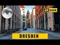 Dresden walk 4k HDR - Neumarkt - Frauenkirche - Elbe - Saxony - Germany 🇩🇪ASMR