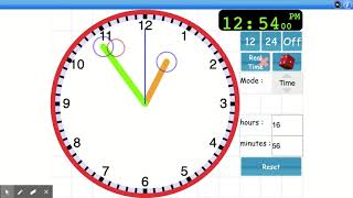 Interactive clock | analog clock | digital | movable | teaching clock | visnos Profile