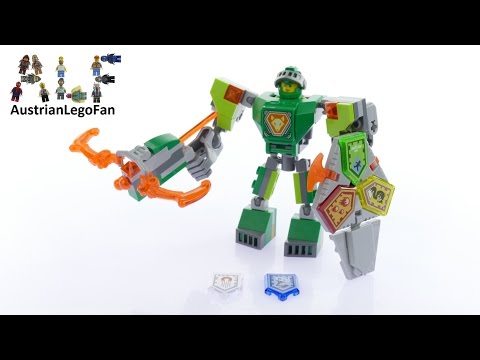 Lego Nexo Knights Aaron Green Dragon Mech Suit Build Video. 