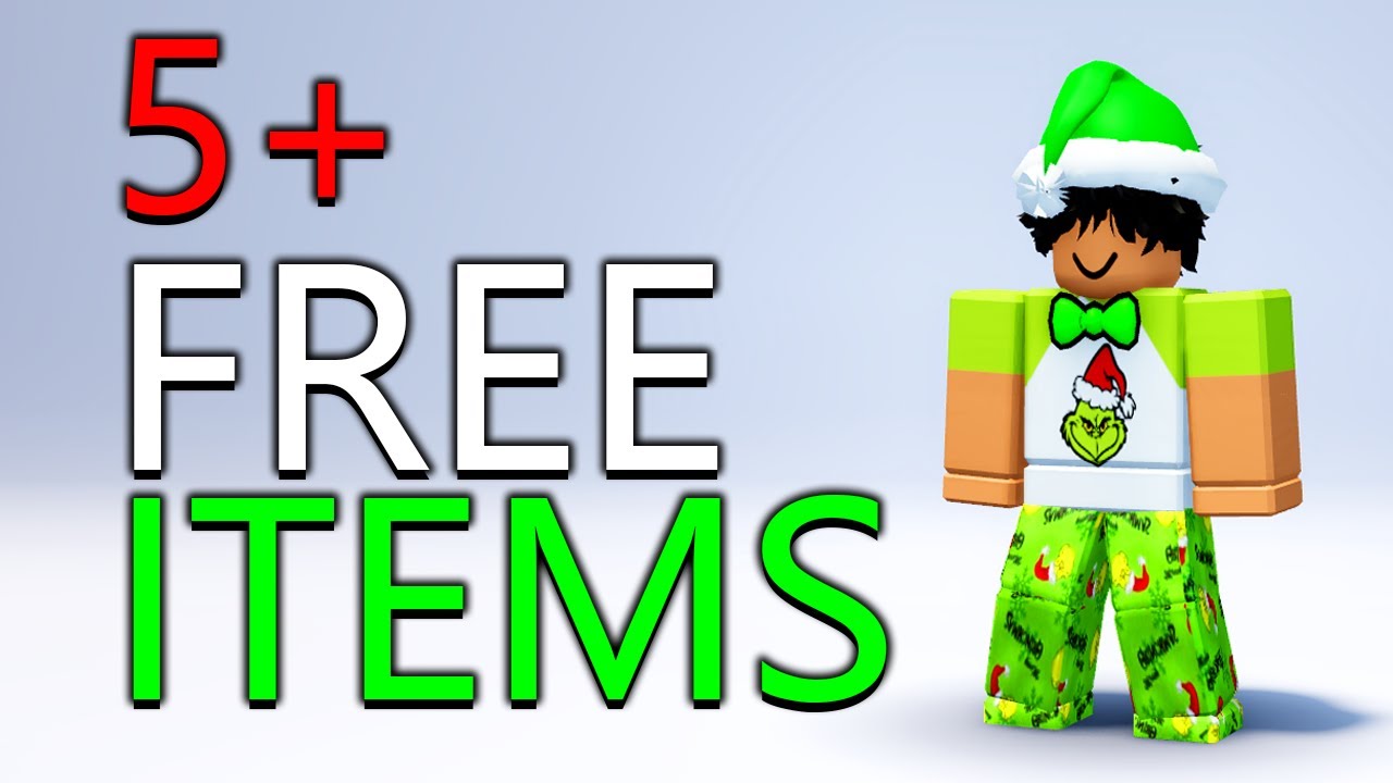 HURRY! GET 5+ FREE ROBLOX ITEMS NOW🤯 - YouTube