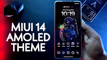 Miui 14 Amoled Dark Theme For Miui 13/ Miui 14 | New System UI,Lockscreen & Icons | MIUI 14