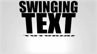 Swinging Text