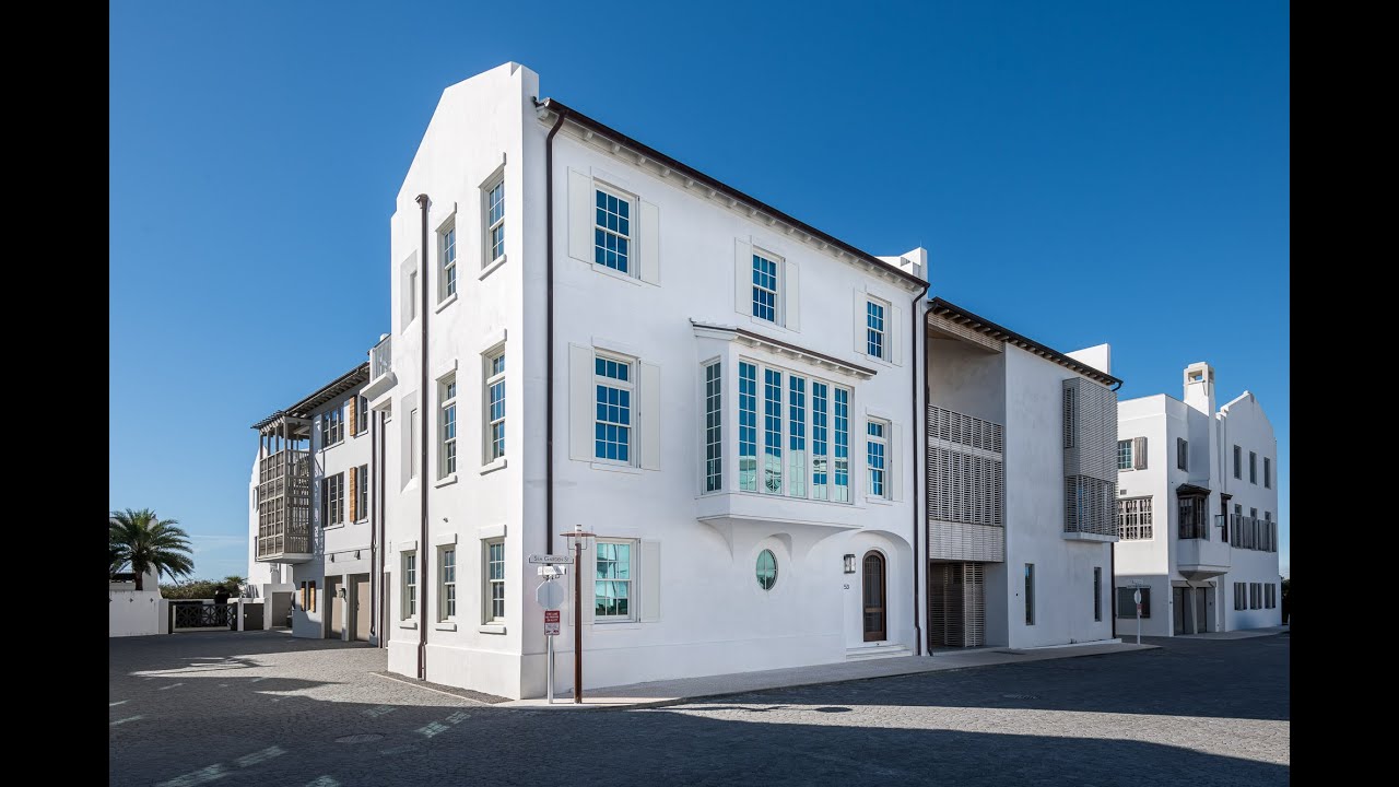 Alys Beach Florida Gulf View Home for Sale, 53 Sea Venture Alley YouTube