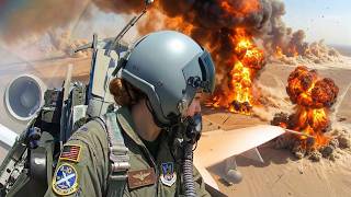 IRAN PANICS! Female A-10 Pilot & GAU-18 Gunner Unleash Devastating Firepower