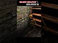The Hidden Skeleton in Granny's Basement 🦴😱#shorts #granny #grannygame #realstory #horror#scary
