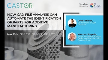 CAD File Analysis For AM Part Identification with CASTOR and Danfoss