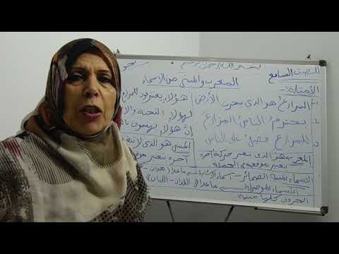 المعرب والمبني من الأسماء للصف السابع