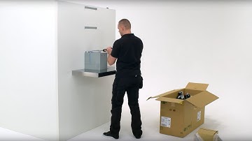 How to install your AEG Rectangular Hood - Wall installation