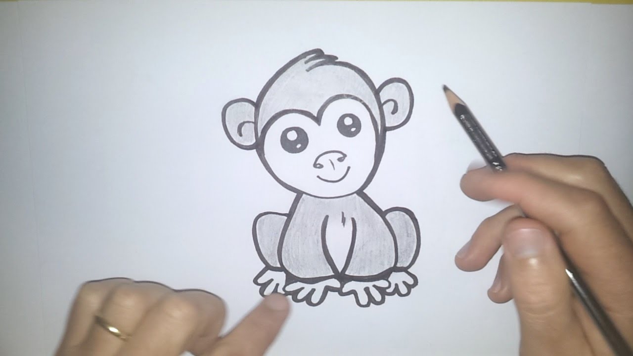 Macaco - Como Desenhar um Chimpanzé - Desenho Infantil - #85 