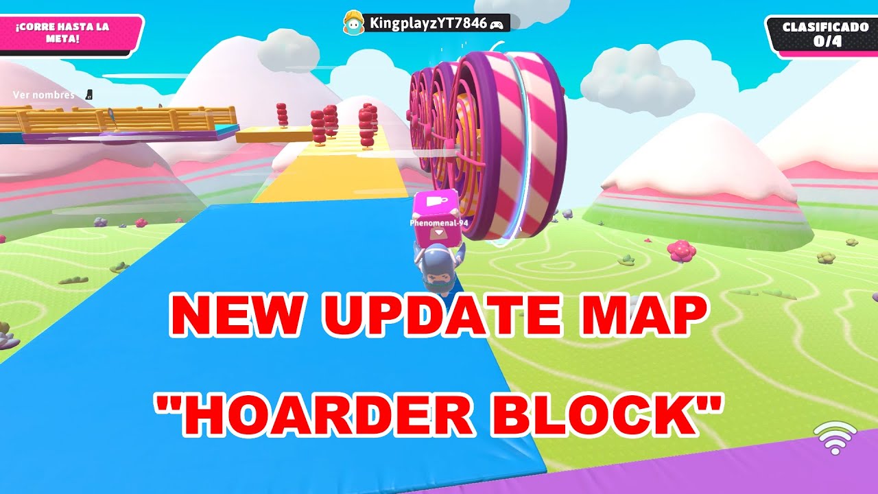 HOARDER BLOCK - UPDATE MAP | Fall Guys | NEW CHECKPOINTS - YouTube