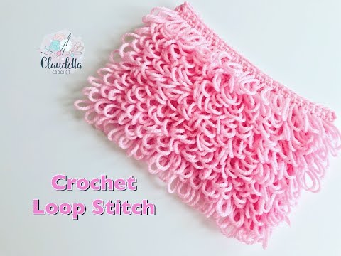 CROCHET LOOP STITCH / Beginner