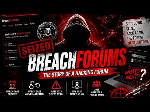 BreachForums: The Dark Web Hacking Forum, Seized, Shut Down & Back Again