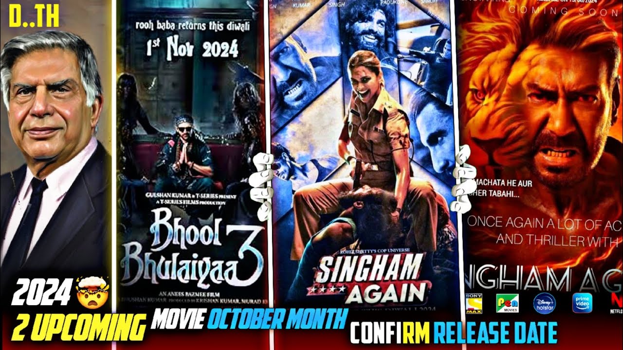 Singam Again movie Release Date🤯Revealed🚨Unlocking the Mystery Bhool Bhulaiya 3Release Date🤯Revealed
