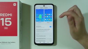Redmi 15: Hoe de cirkel voor zoeken aan/uit te zetten