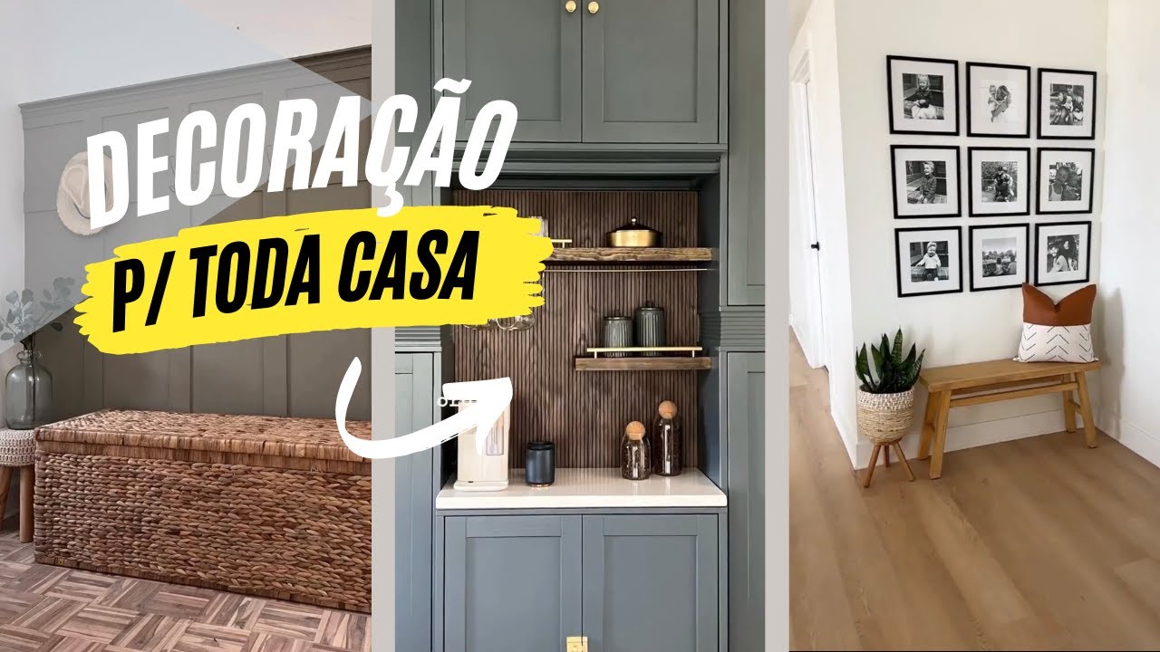 COMO TRANSFORMAR A DECORAÇAO DA SUA CASA - YouTube