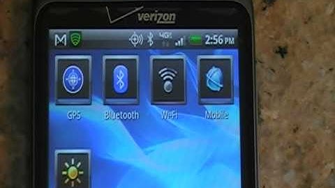 HTC Thunderbolt On Screen Widget, How to turn 4G on and off From Screen