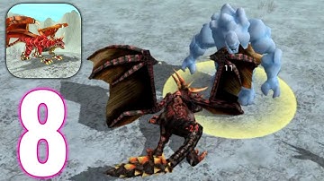 Dragon Sim Online - Gameplay Walkthrough Part 8 - Frozen Golem (iOS, Android)