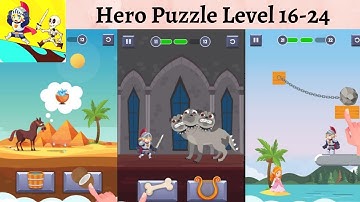 Hero Puzzle Game Play Level 16-24