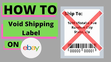 HOW TO VOID A SHIPPING LABEL ON EBAY | Cancel Shipping Label | How To Get a Shipping Label Refund