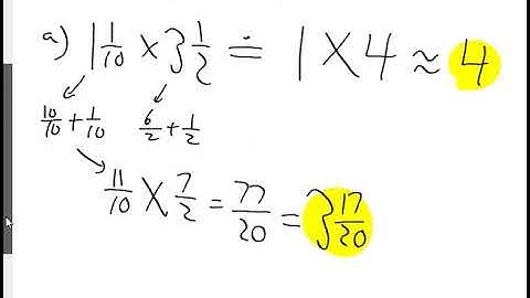 Estimating Products of Mixed Fractions
