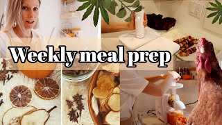 WEEKLY MEAL PREP ROUTINE simplifying meals Scandish Home homemaking