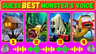 Guess The Monster Voice Spider House Head, Car Eater, Cursed Percy, Bus Eater Coffin Dance