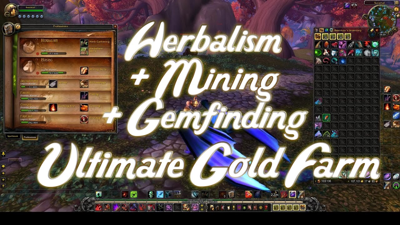 WoW Legion Gold Making Guide | 13000+ gold/hour