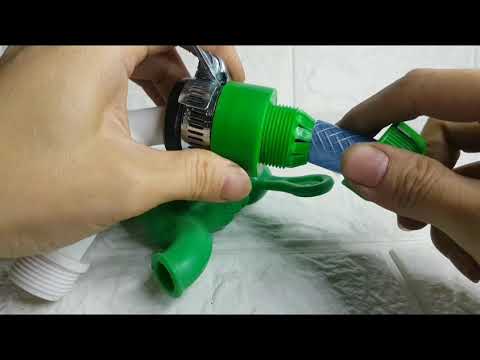 Video Đầu nối chuyển từ vòi không ren ra ống nước mềm W-3360... - youtube