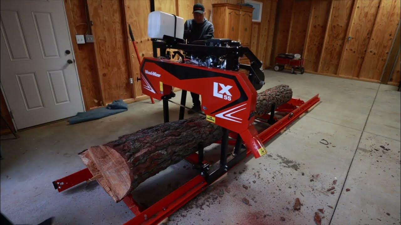I Bought a WoodMizer LX55 Sawmill for 6,500! Assembly and first Test