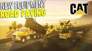 BUILDING NEW HIGHWAY - Caterpilller PAVING CREW | Construction Simulator 2 Gameplay