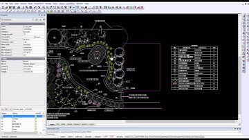 Updating a plant list in a landscape CAD drawing.