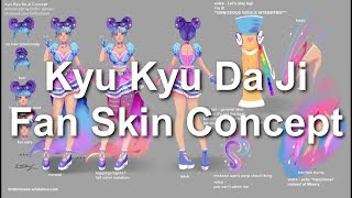Da Ji skin Concept - Smite