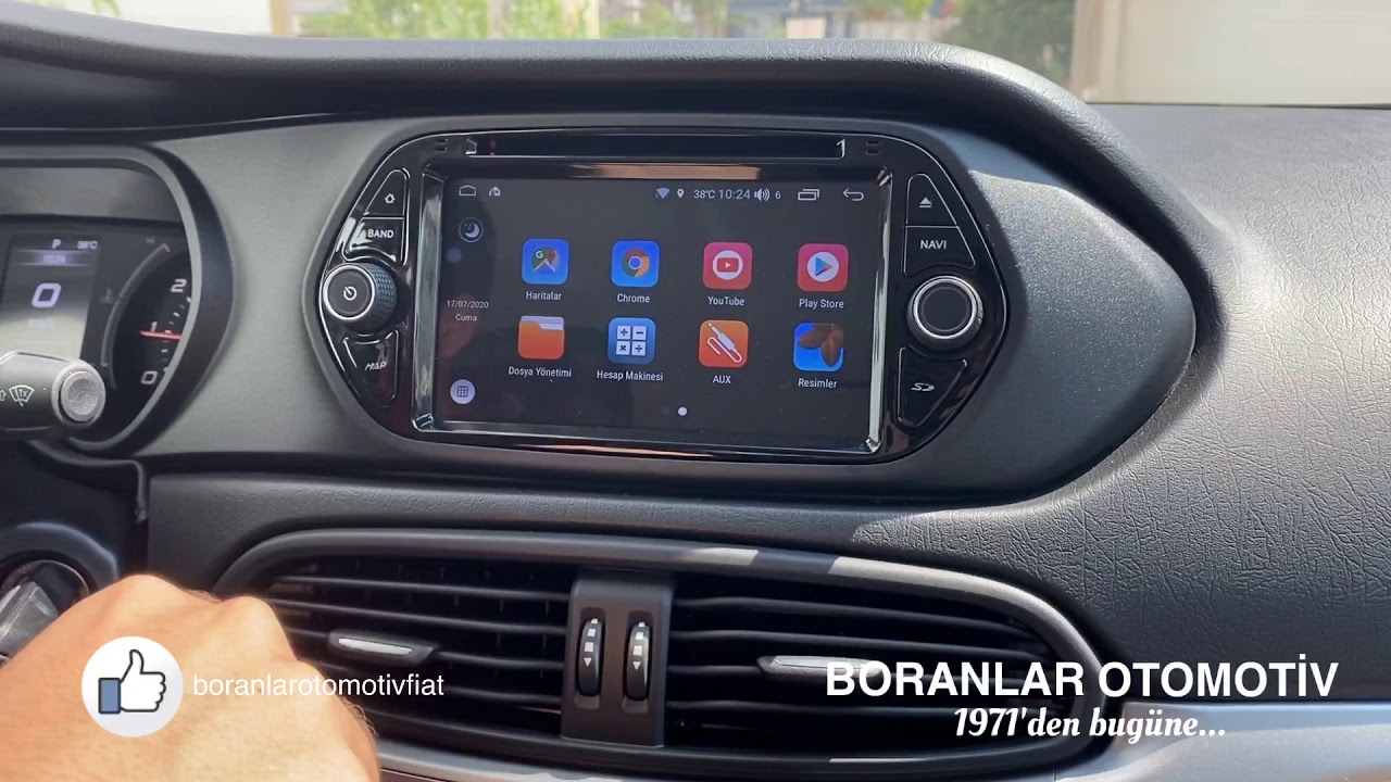 Fiat Egea Aksesuar Android Navigasyon & Multimedya sistemi YouTube