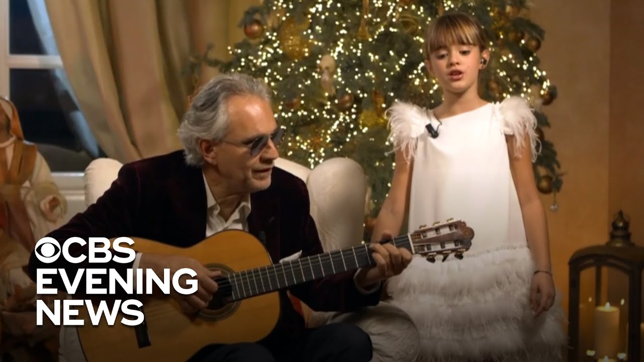 Andrea Bocelli reveals Christmas album with son, daughter: exclusive