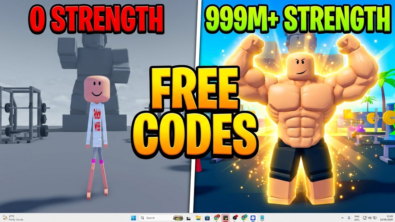 Muscle Legends Codes 2026 Get FREE Gems, Strength & Agility FAST