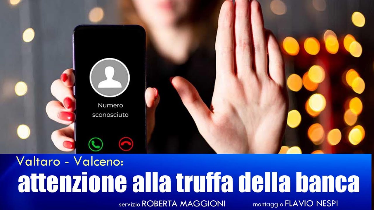 Valtaro - Valceno: attenzione alla truffa della banca