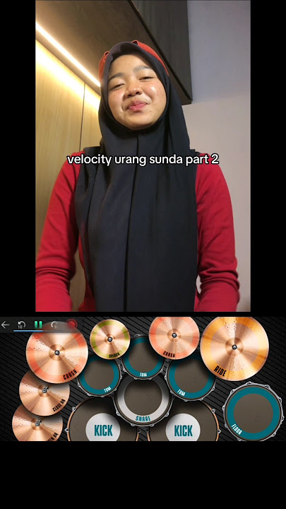 velocity versi sunda - real drum