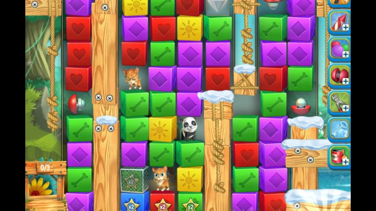 Pet Rescue Saga, Pet Island,19th June 2017, level 3 😈 ►TOBIAS DEAMON◄