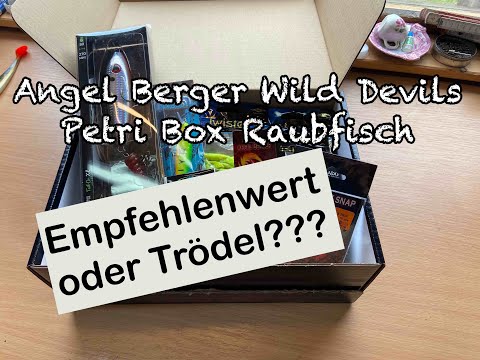 Fisch verliebt - Angel-Berger.de Wild Devil Baits Petri Box Raubfischbox Angelbox Promo Box