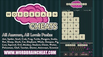WordBrain Pig 10 Cheats | WordBrain Cheats | Pig 10 Answer