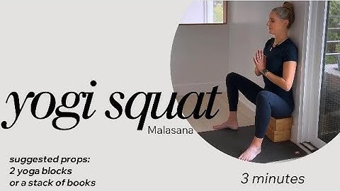 Yogi Squat Made Simple: Malasana for Beginners Using Blocks and Wall Support