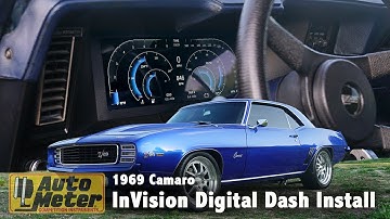 ’69 Camaro InVision Digital Dash Installation - AutoMeter Model 7008