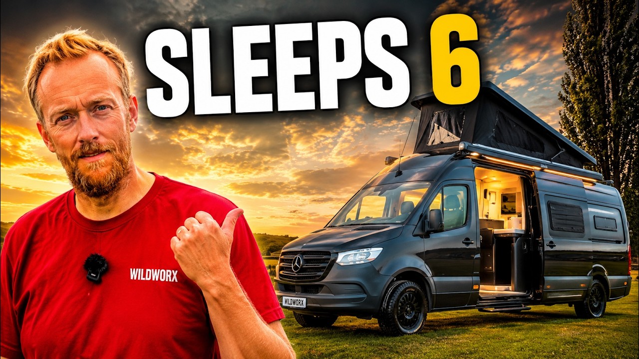 Ultimate Mercedes Sprinter Campervan Tour | 6 Berth + Off-Grid Ready