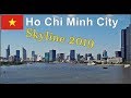 Saigon skyscrapers skyline  ho chi minh city vietnam february 2019