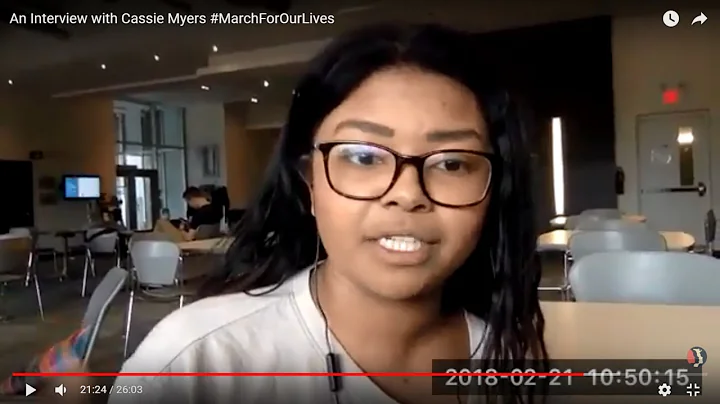 An Interview with Cassie Myers #MarchForOurLive...