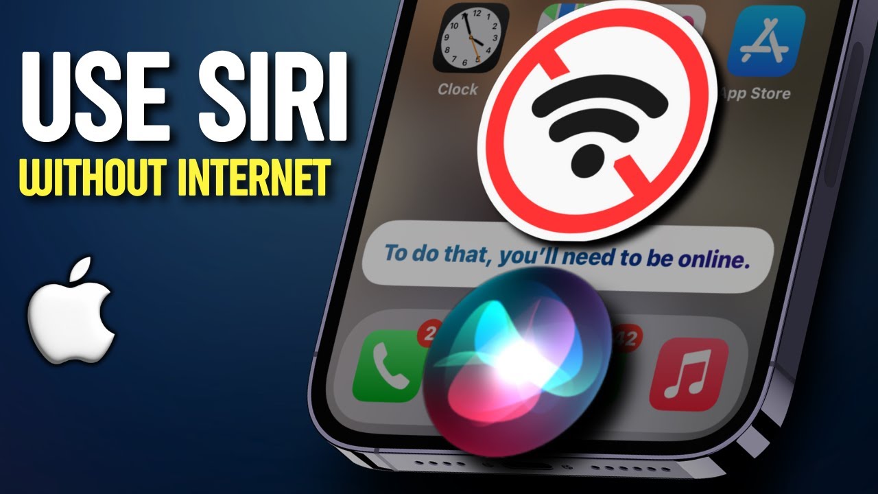 How To Use Siri WITHOUT Internet on iPhone